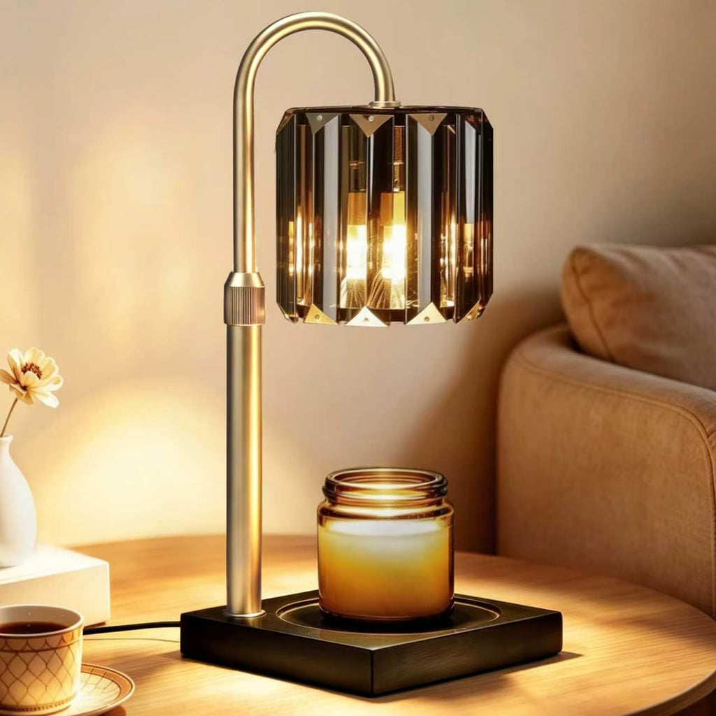 Black Dimmable Candle Warmer Lamp with Timer E75694