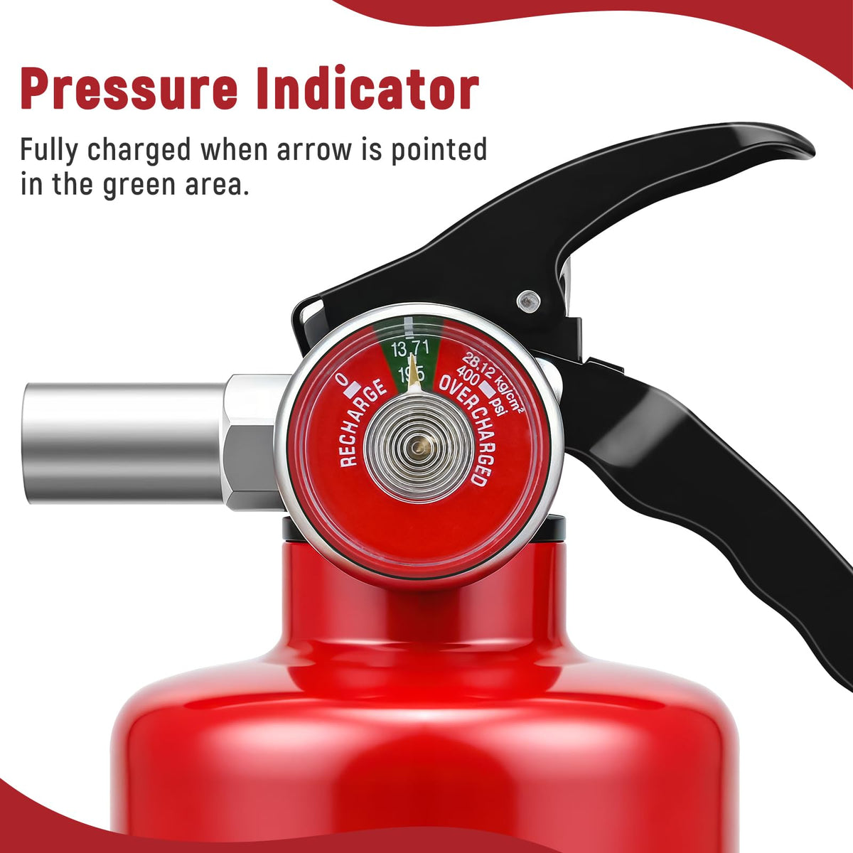 2 Pack 2.5LB ABC Dry Powder Fire Extinguisher Y126466
