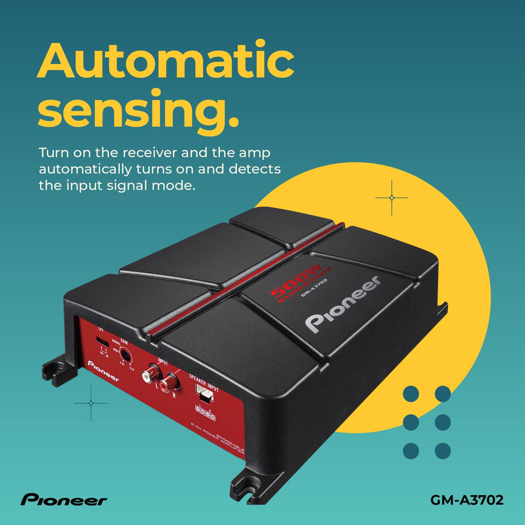 500W Max Class AB 2-Channel Car Amplifier D19283