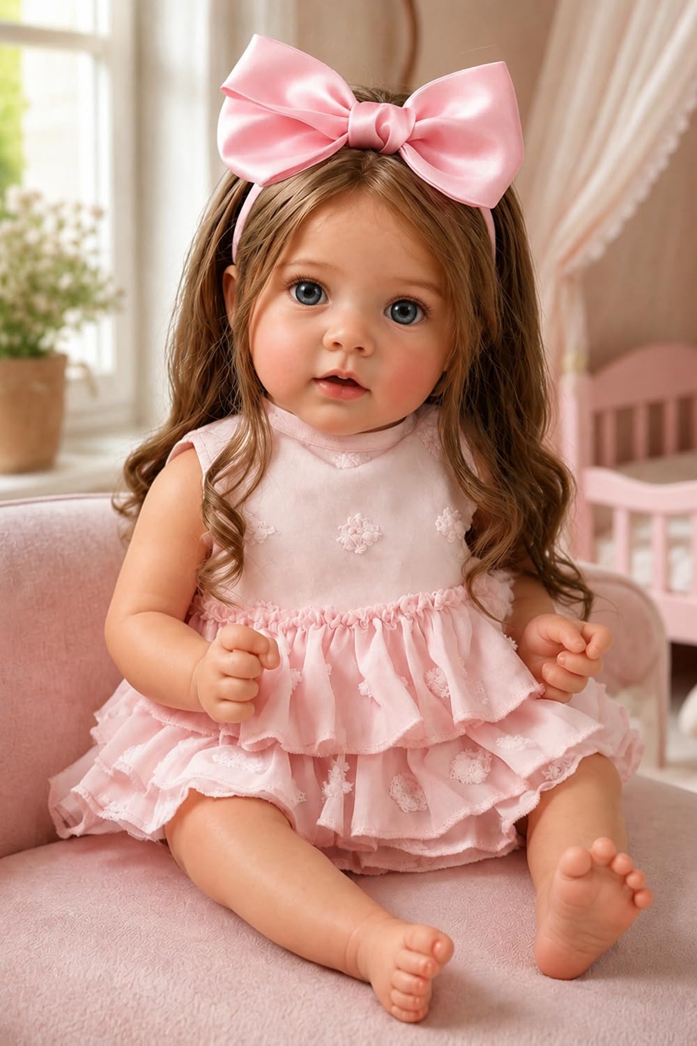 20 Inch Realistic Lifelike Newborn Baby Dolls with Soft Vinyl Body P445928
