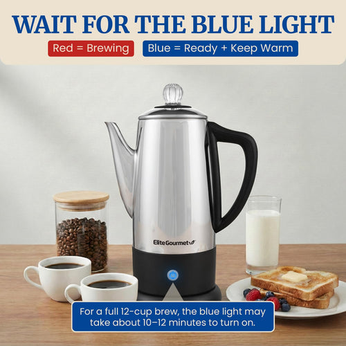 12-Cup Electric Coffee Percolator L482