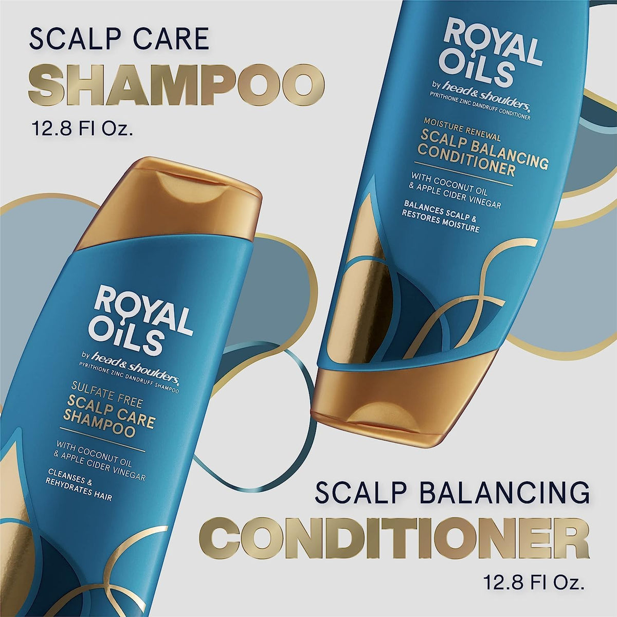 Shampoo and Conditioner Set 1% Pyrithione Zinc 12.8 fl oz K84784