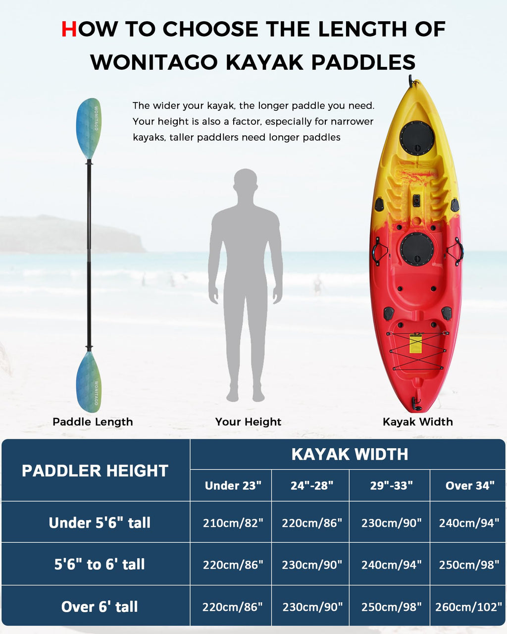 Adjustable Fiberglass Shaft Nylon Blade Kayak Paddle Q49206