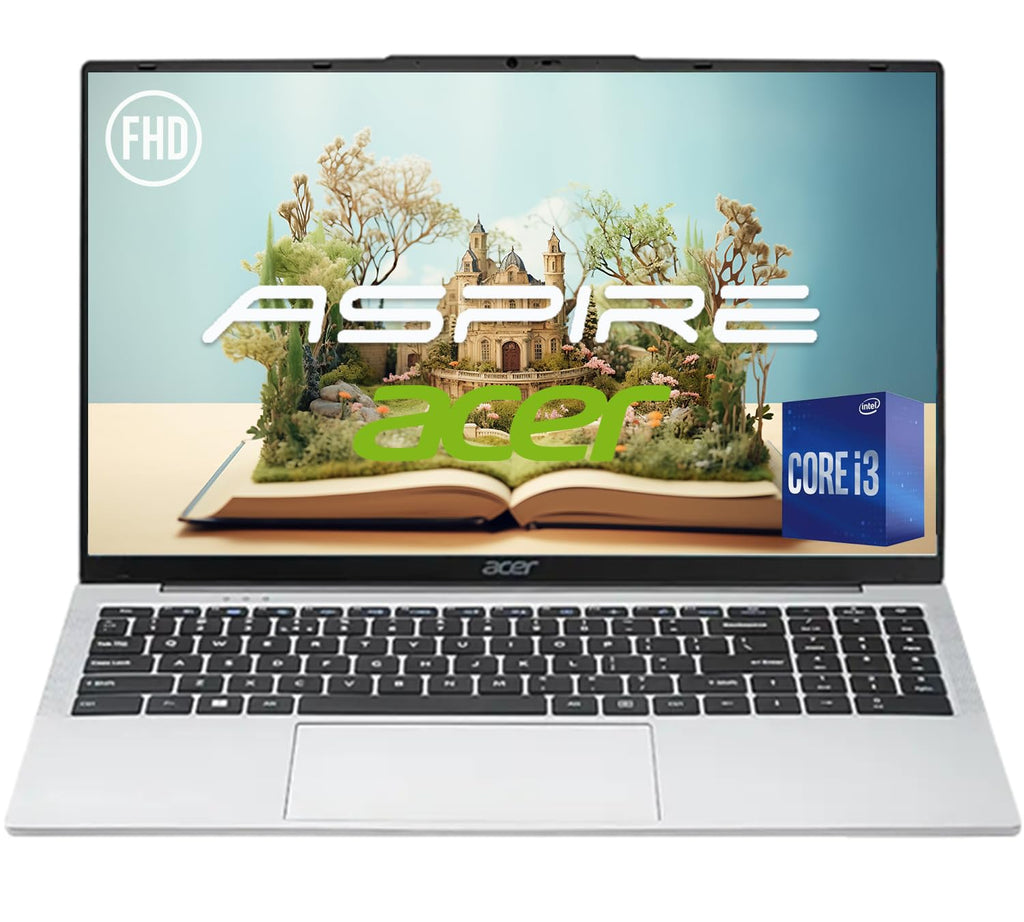 Slim Laptop Intel Core I3 8GB RAM 256GB SSD 15.6" FHD Windows 11 F154454