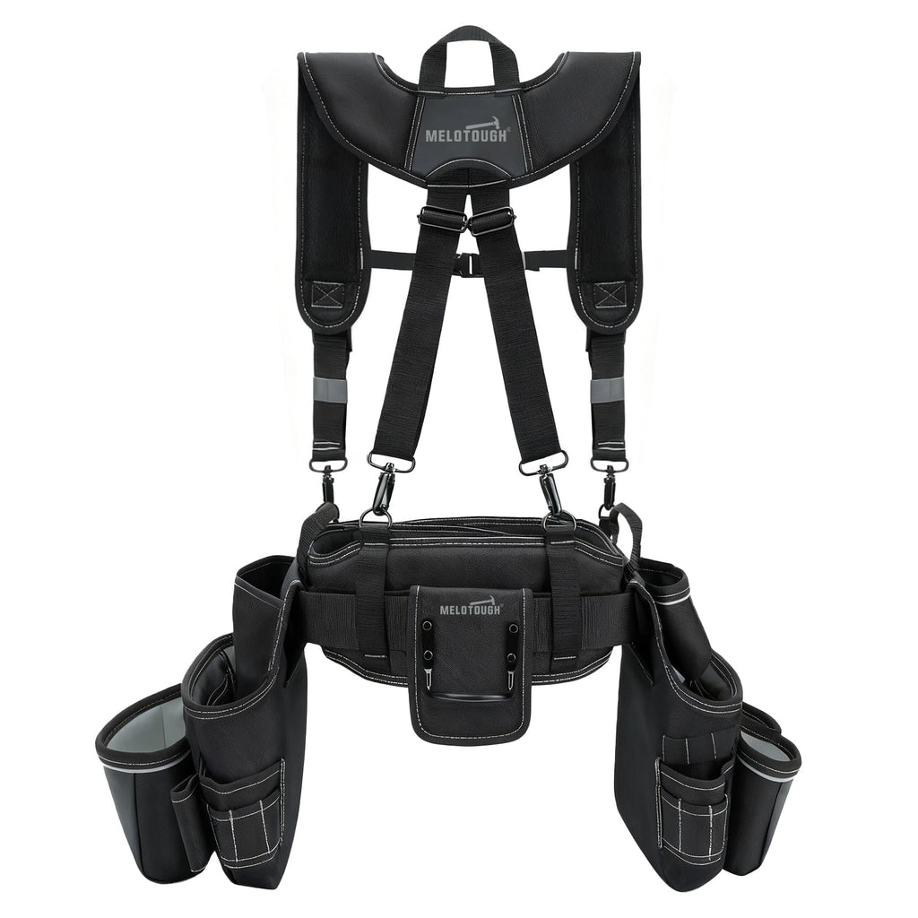 Tool Belt with Suspenders 32 Pockets 34"-48" Waist N734