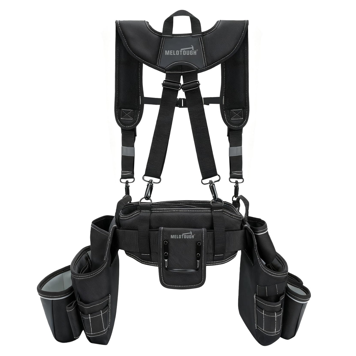 Tool Belt with Suspenders 32 Pockets 34"-48" Waist N734
