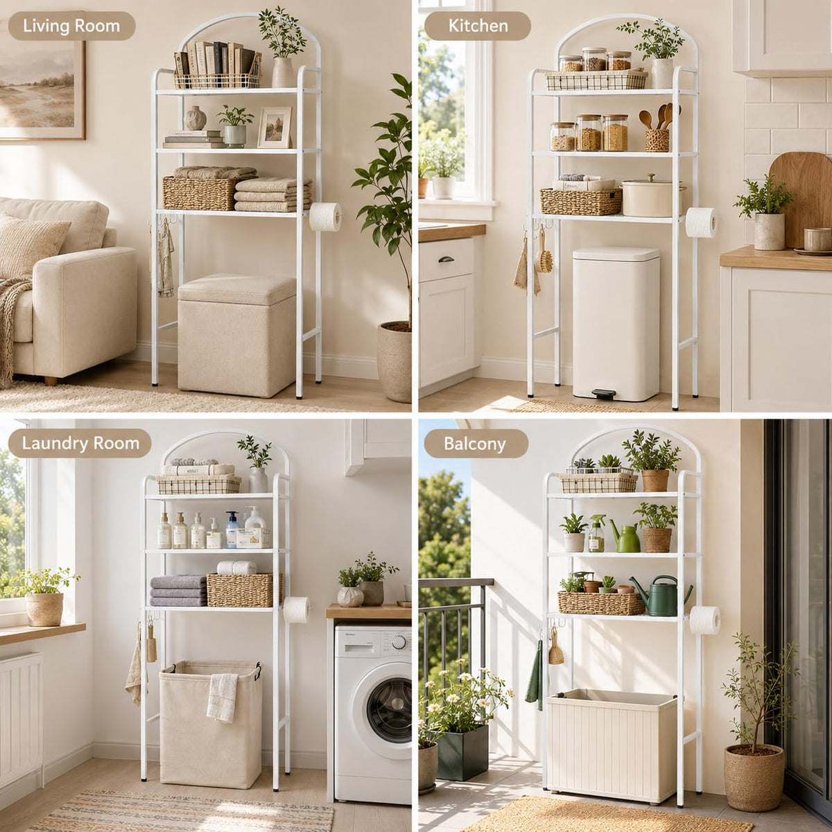 3 Tier Over The Toilet Storage Rack Q800406