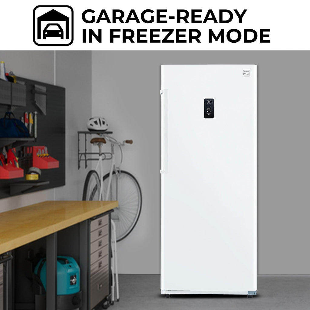 17.0 Cubic Feet Upright Freezer Convertible Refrigerator, White F921260