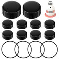 10 Replacement Cap 4 O Ring Black Poultry Waterer Part Q1859