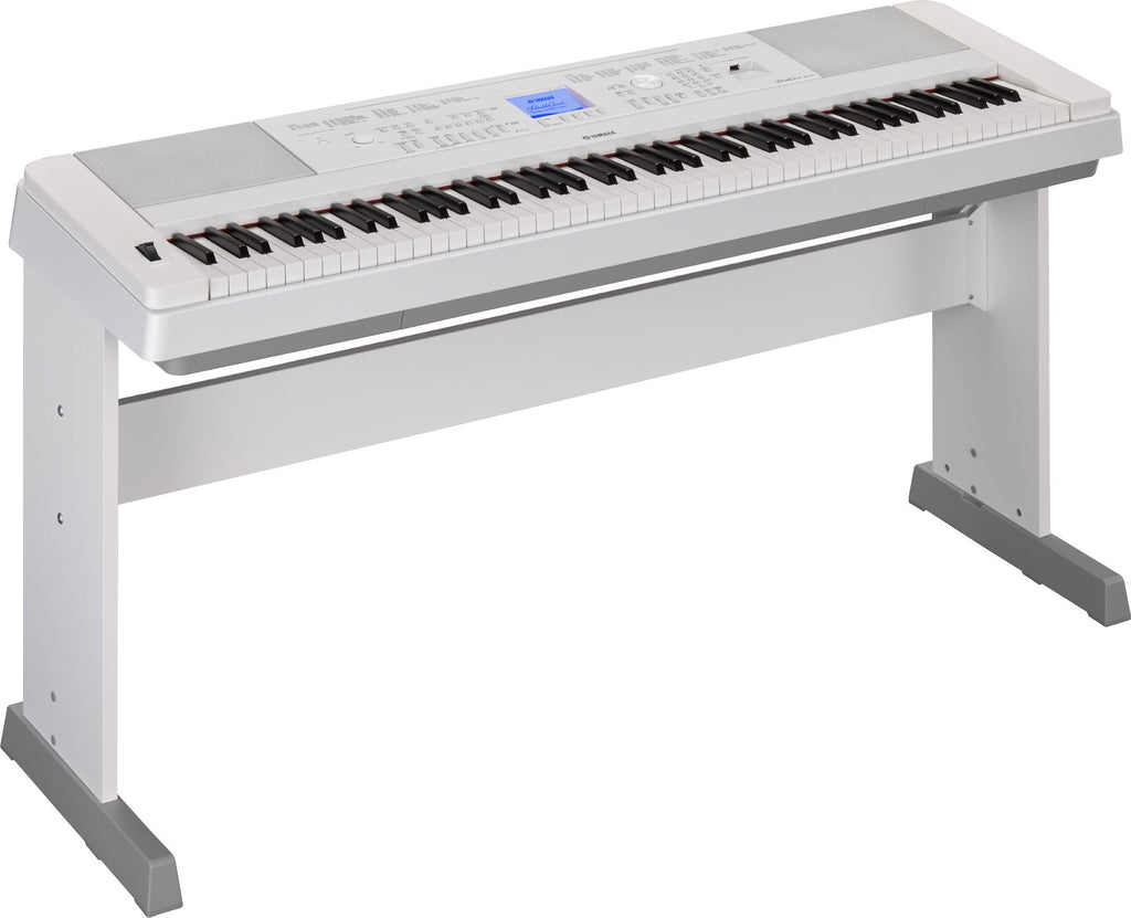 88-Key Weighted White Digital Piano with Furniture Stand W17312