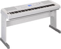 88-Key Weighted White Digital Piano with Furniture Stand W17312