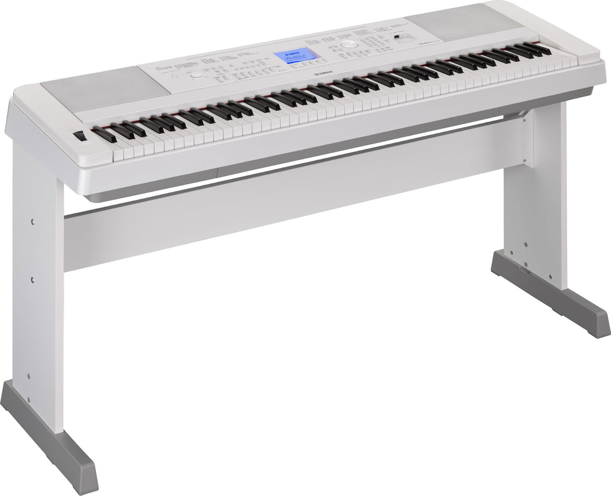 88-Key Weighted White Digital Piano with Furniture Stand W17312