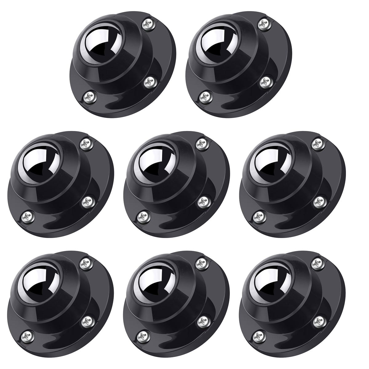 1 Inch Self Adhesive Caster Wheels, 8 Pack C861