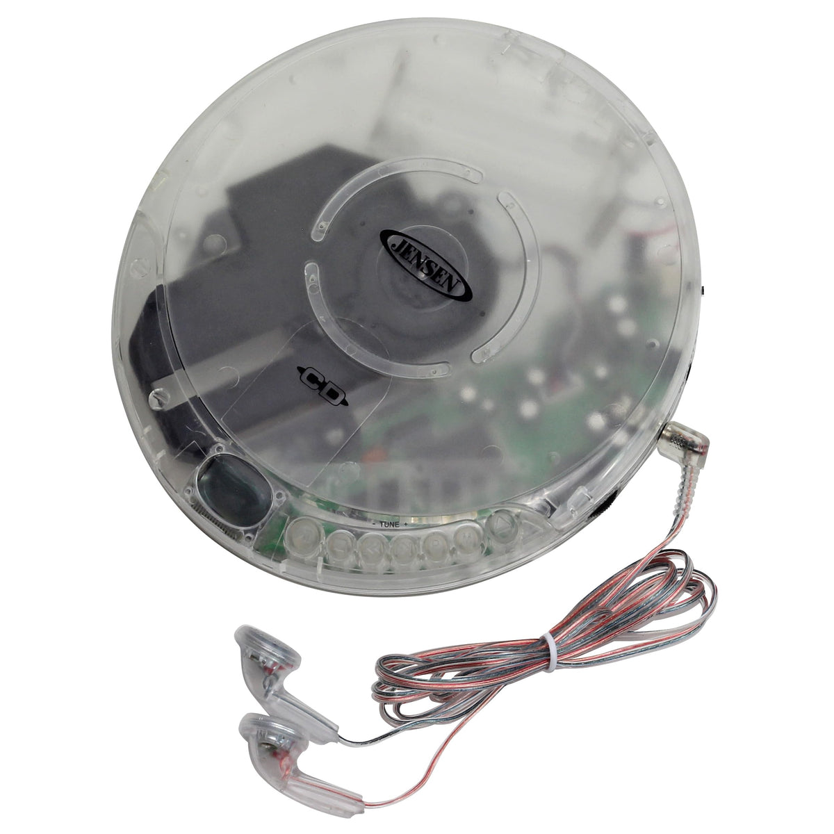 Portable CD Player Transparent Clear H1263
