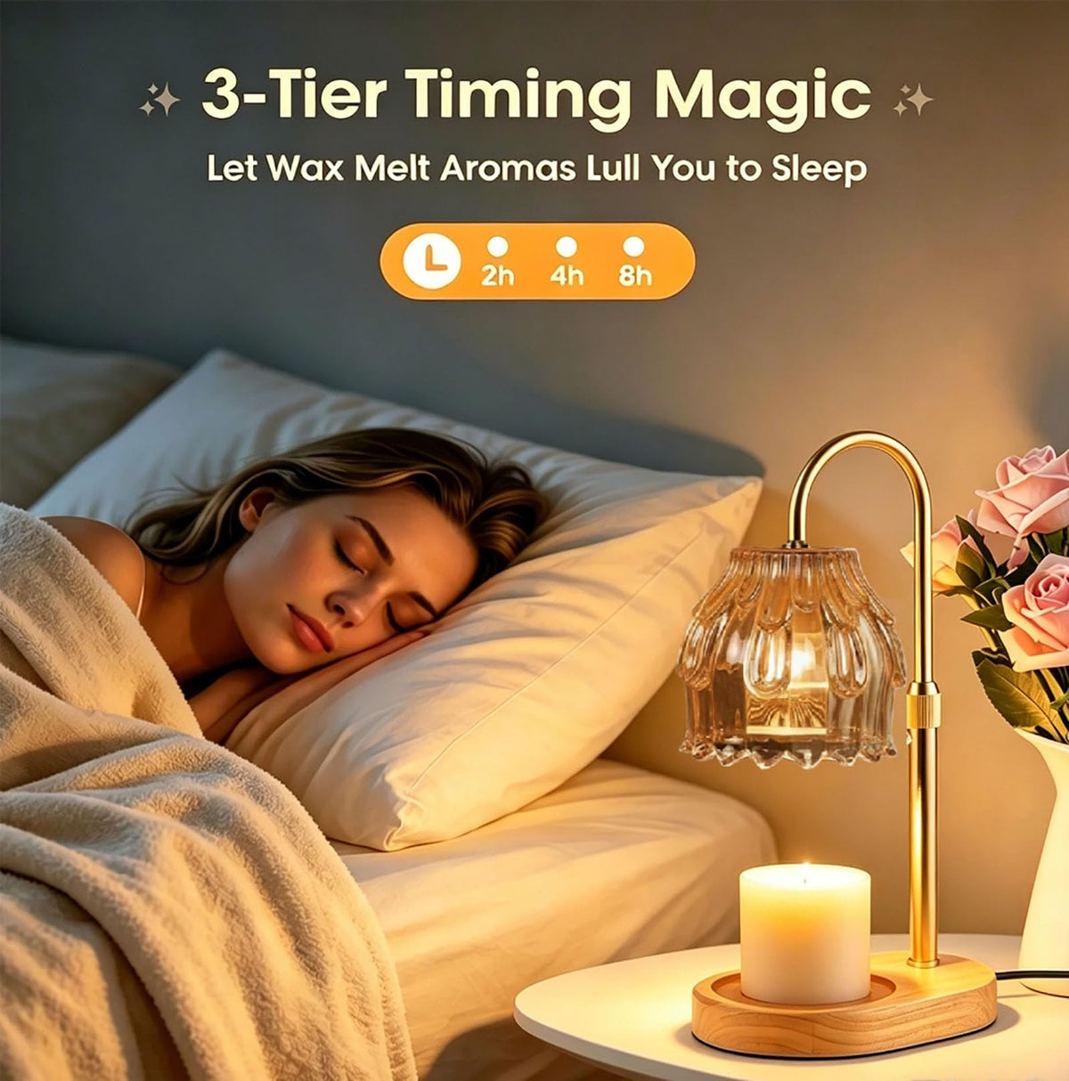 Candle Warmer Lamp with Timer T17907