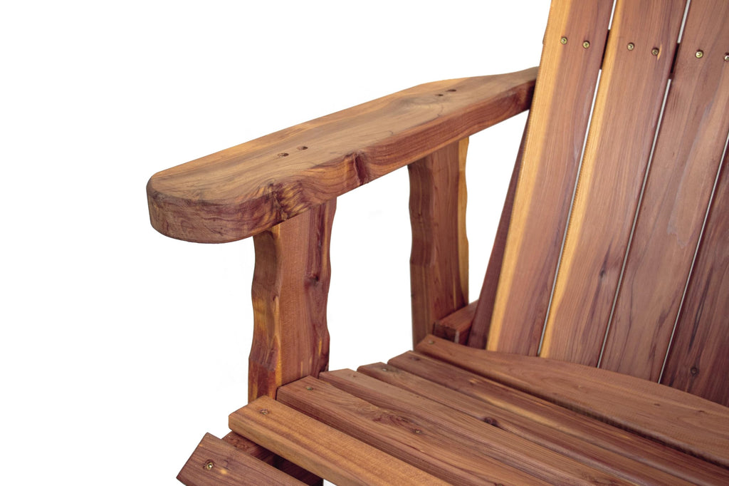 Cedar Adirondack Glider Y53687