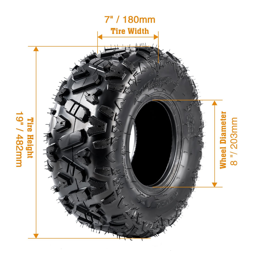 19x7-8 All-Terrain ATV UTV Tires 2 PCS O437