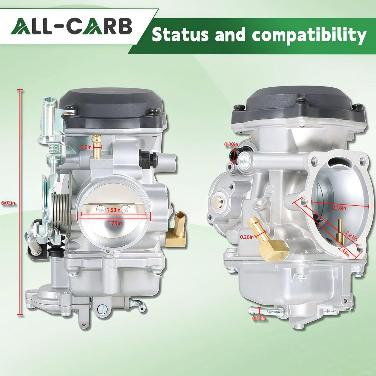 Carburetor 40MM Replacement N39881