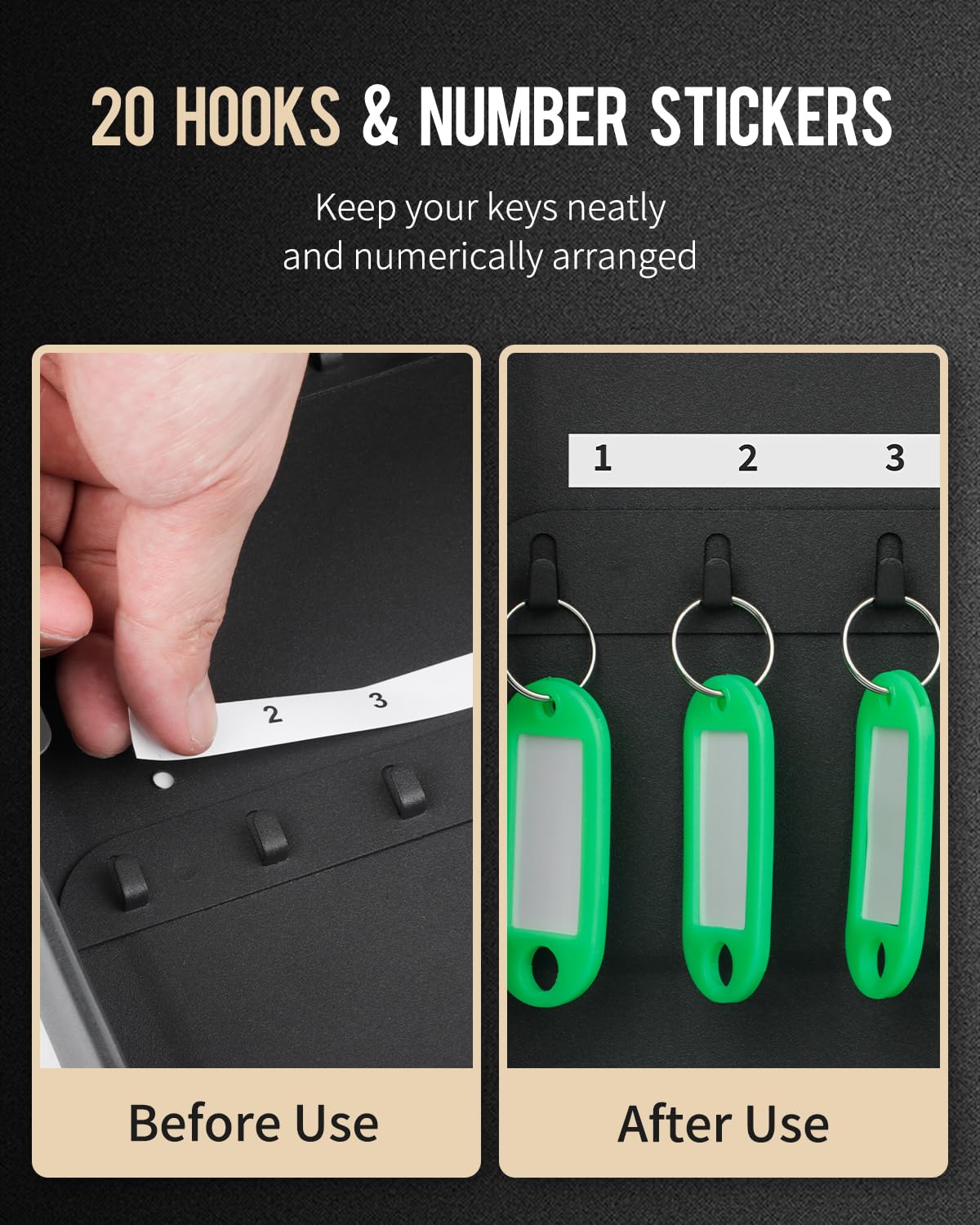 Steel Key Cabinet with Combination Lock U823