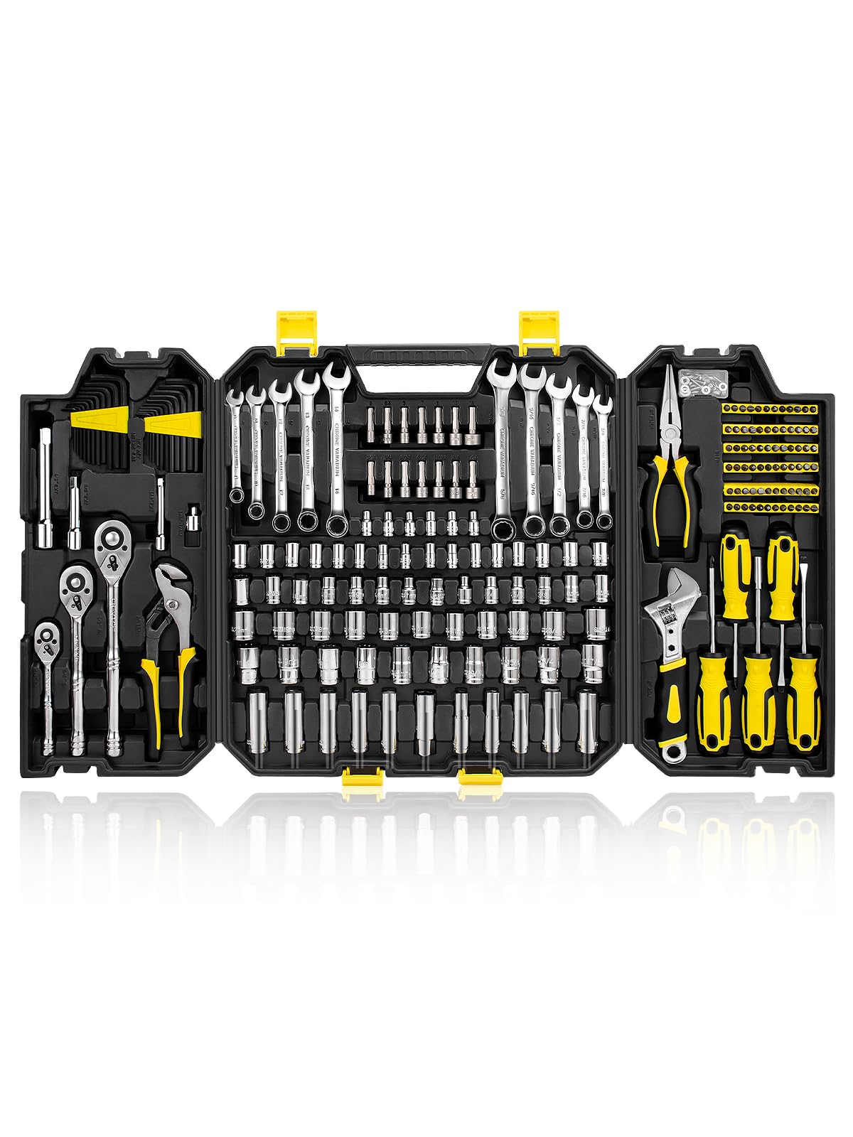 203-Piece SAE/Metric Mechanics Tool Set V618534