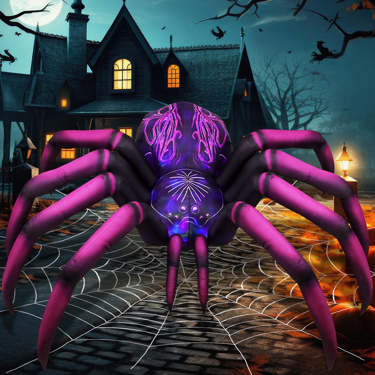 9 FT Halloween Inflatables with Built-in LEDs F96801