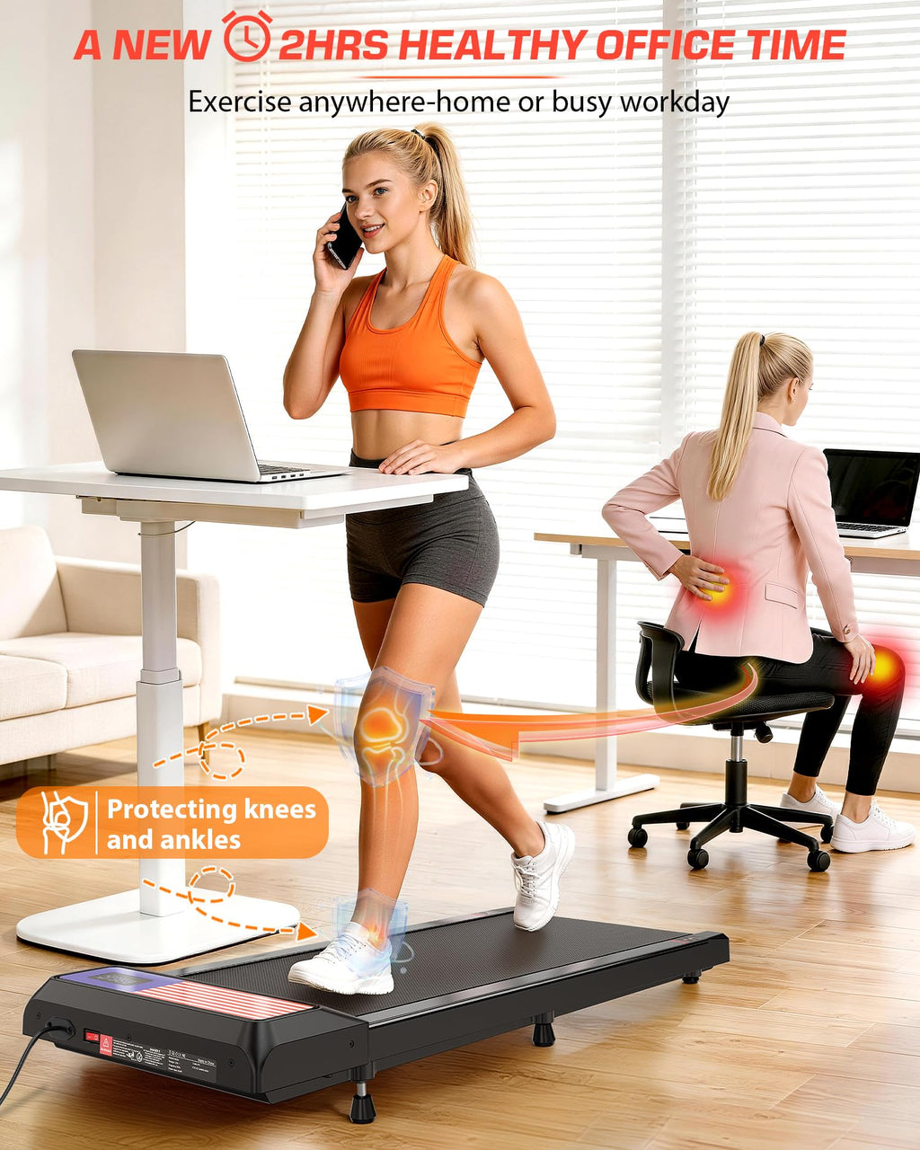 Incline Under Desk Treadmill H7911