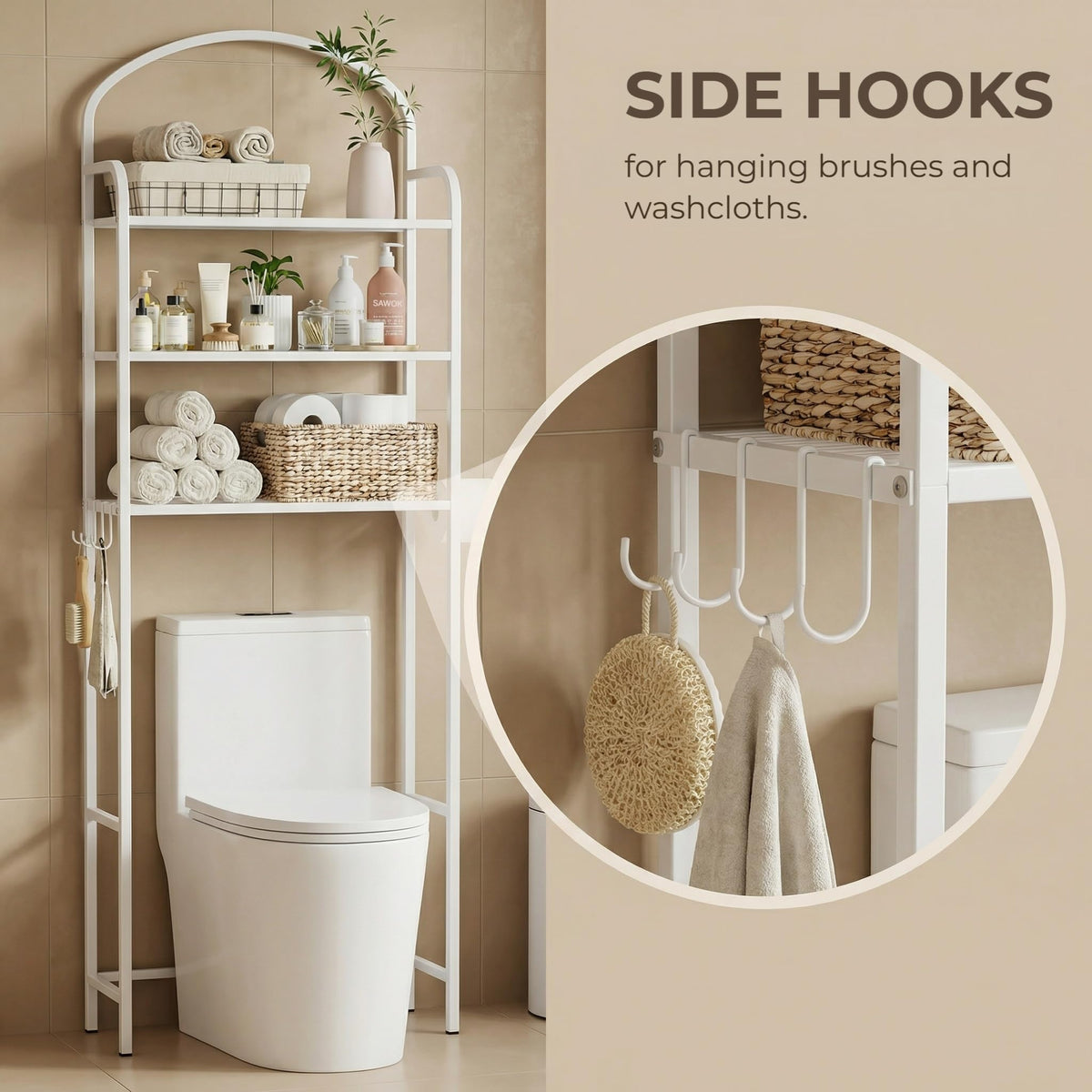3 Tier Over The Toilet Storage Rack Q800406