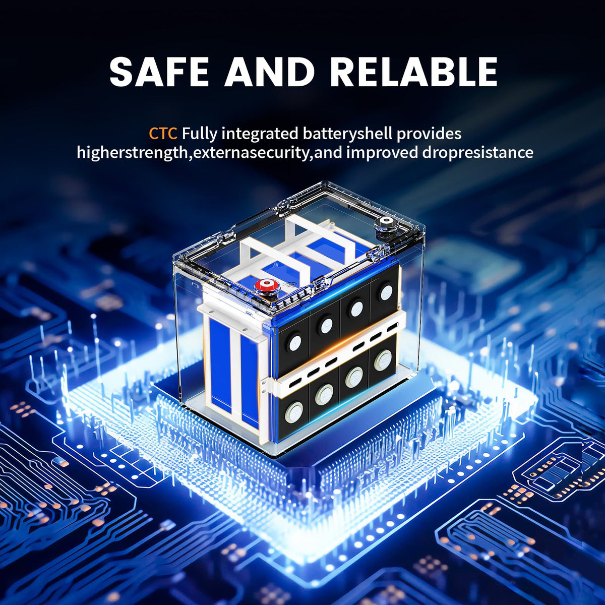 12V 100Ah LiFePO4 Battery Group 24 A7504