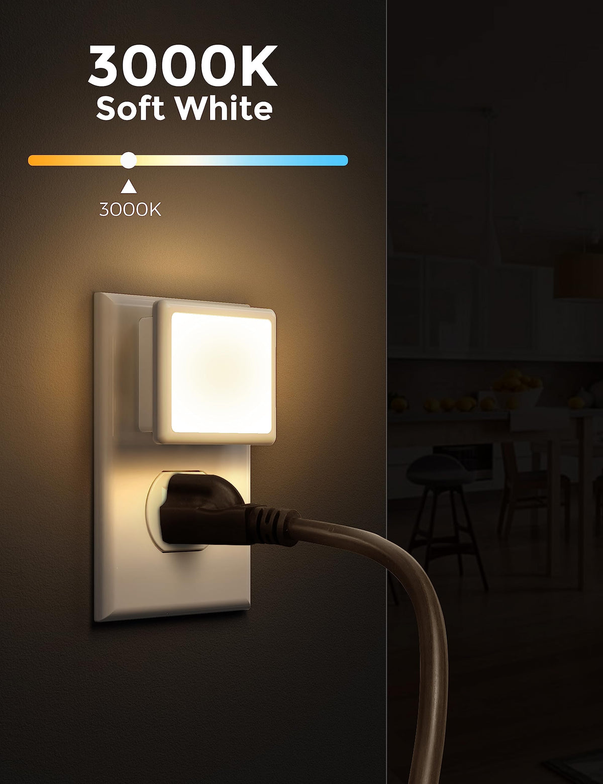 0.3W Plug in Night Lights 2-Pack R167119