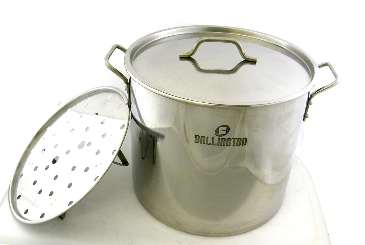 40 QT Stainless Steel Stock Pot W467