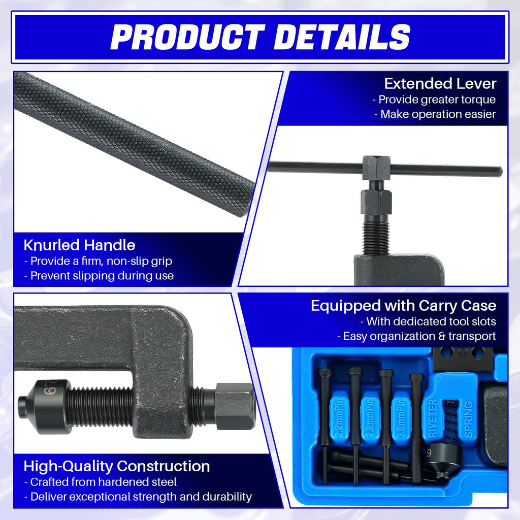 Motorcycle Chain Breaker Tool Kit D268