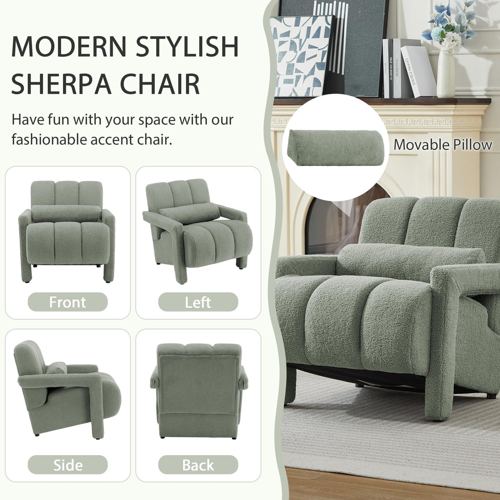 Green Accent Chair Set of 2 Z2399