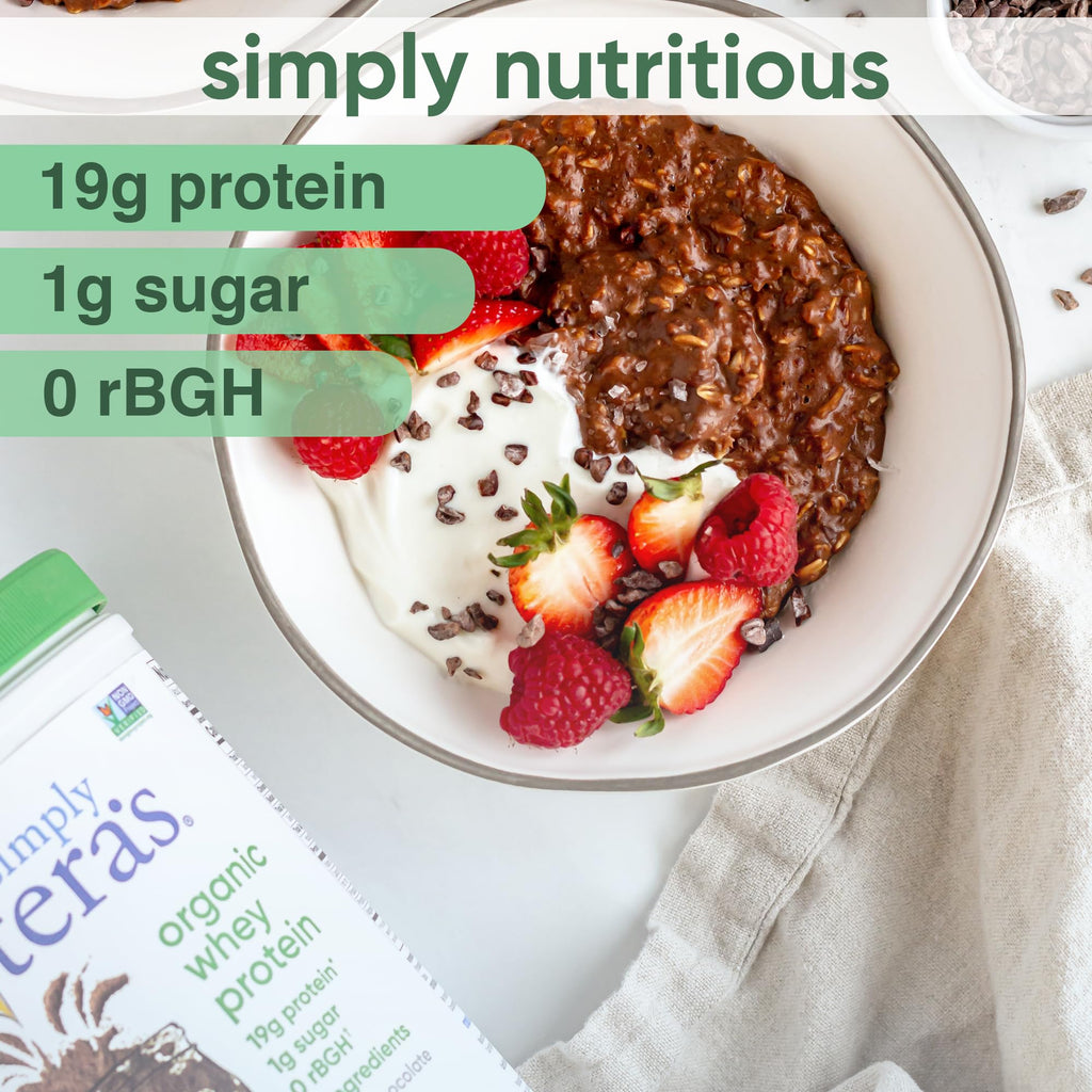 Organic Whey Protein Powder Dark Chocolate 12 Oz L257649