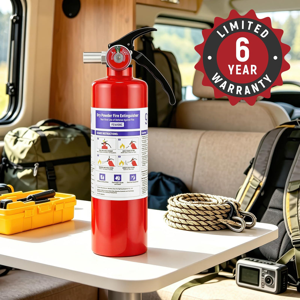 2 Pack 2.5LB ABC Dry Powder Fire Extinguisher Y126466