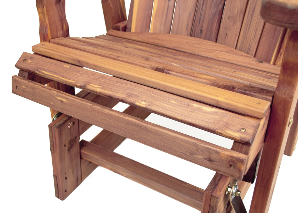 Cedar Adirondack Glider Y53687
