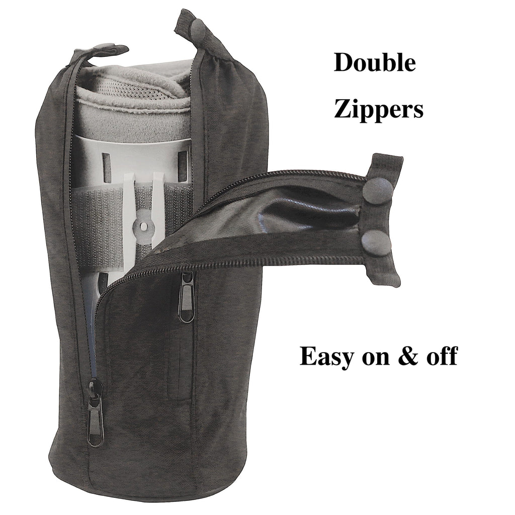 Walking Boot Cover for Medical Fracture Cast Black Short Z3826