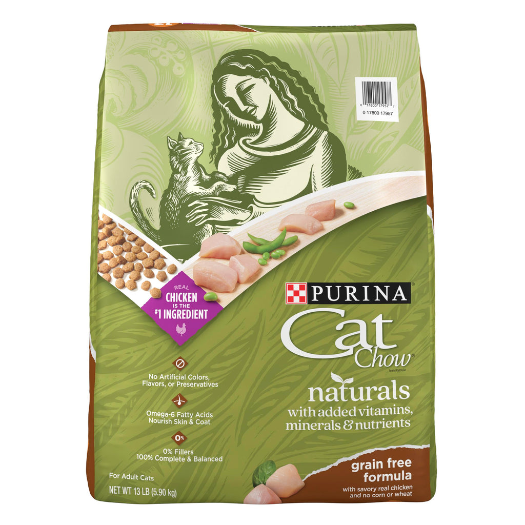 Grain Free Dry Cat Food with Real Chicken 13 lb A18175