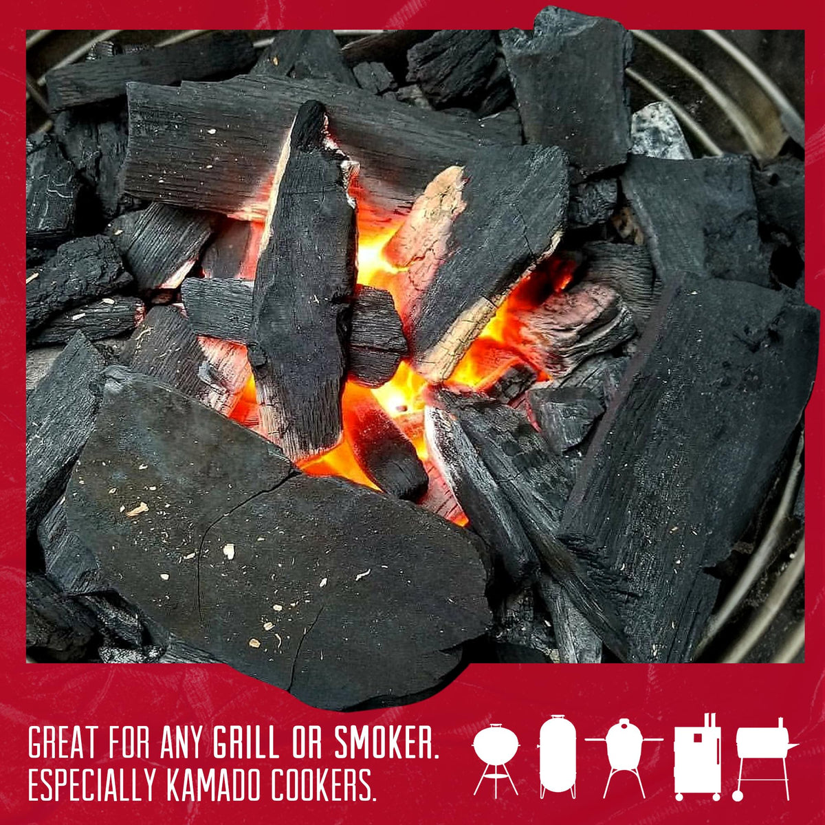 Natural Lump Charcoal 20 lbs 2 Packs S645158