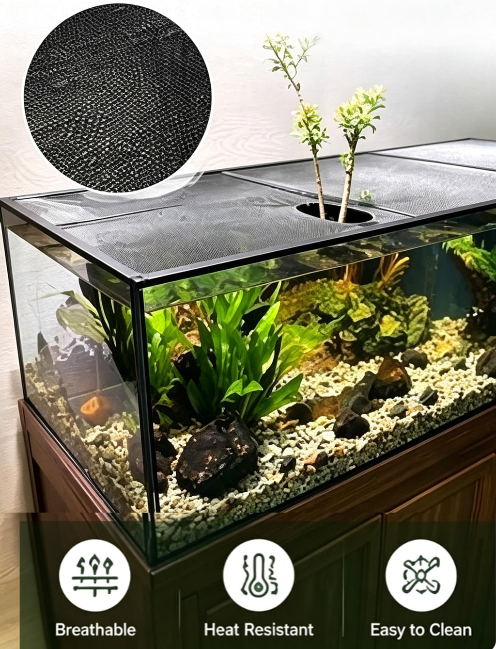 Aluminum Fish Tank Mesh Lid Q2585