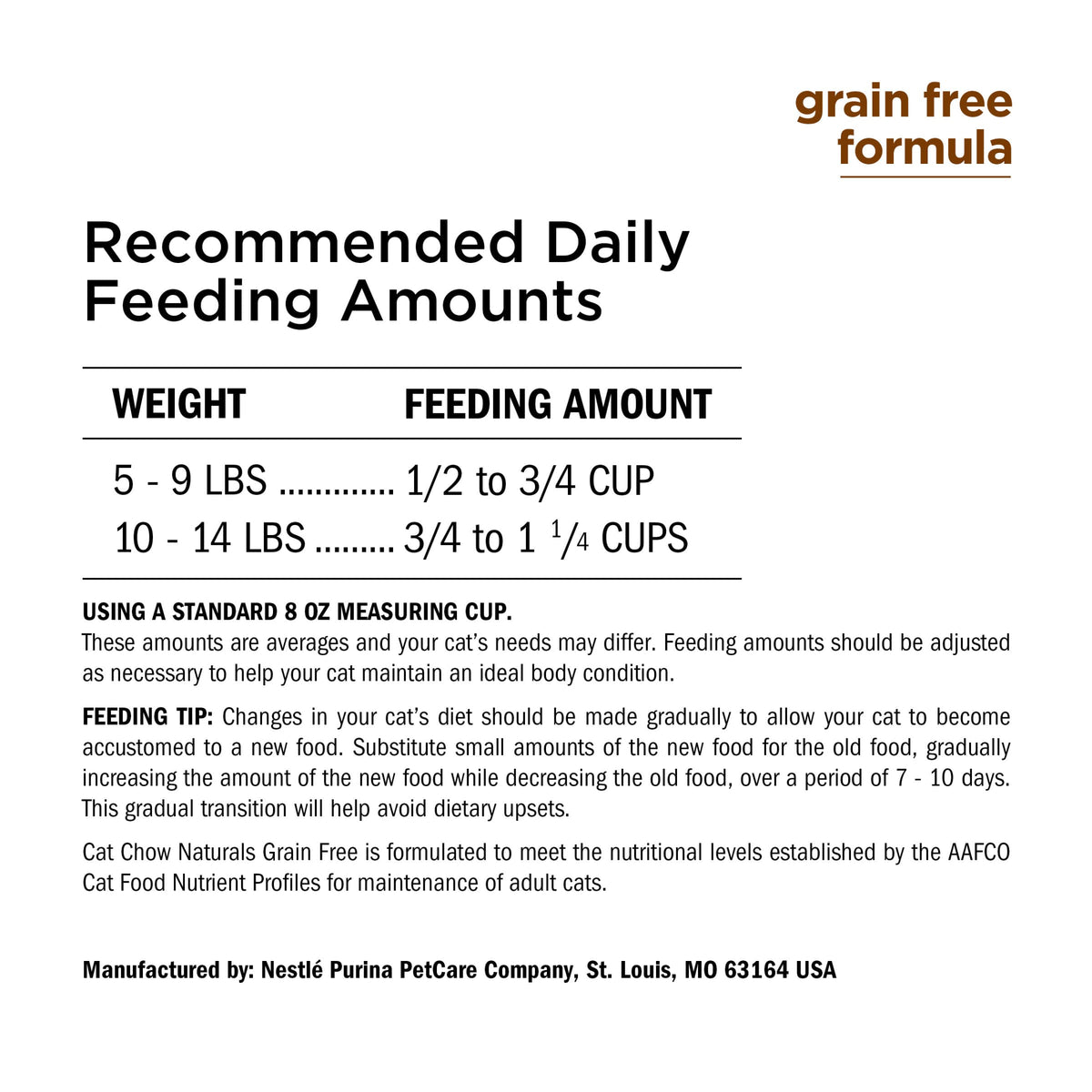 Grain Free Dry Cat Food with Real Chicken 13 lb A18175