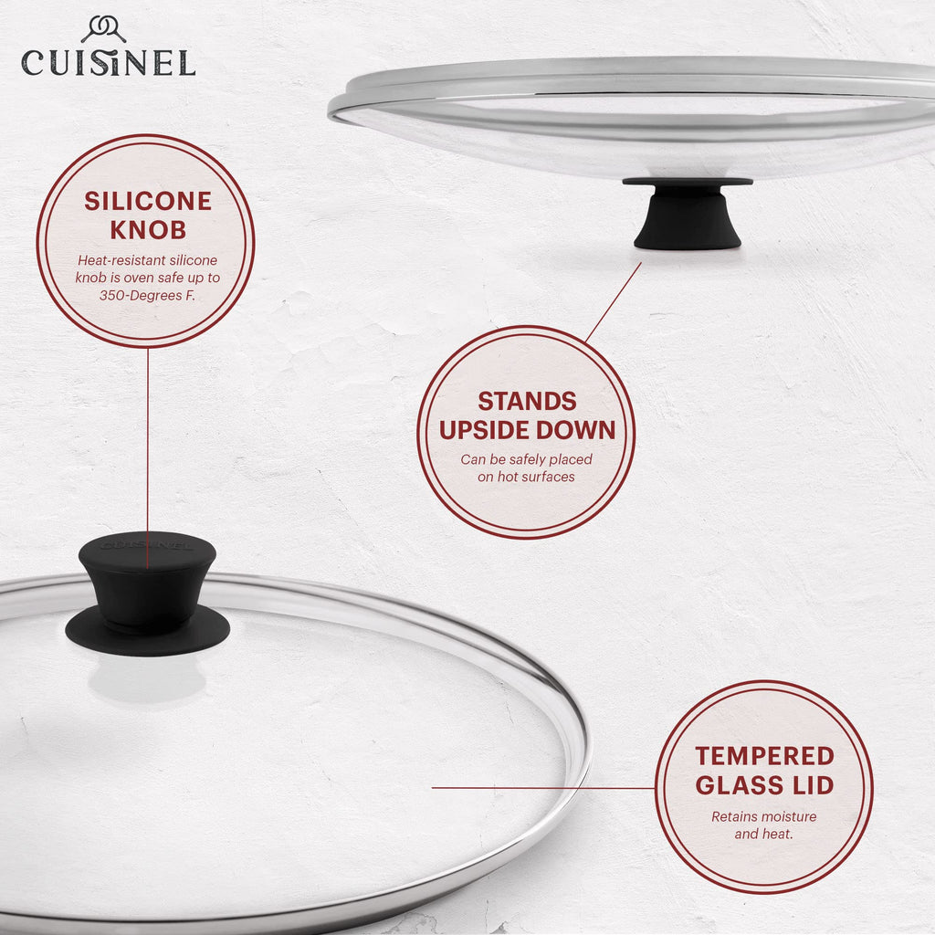 12 inch Tempered Glass Lid Oven Safe E660