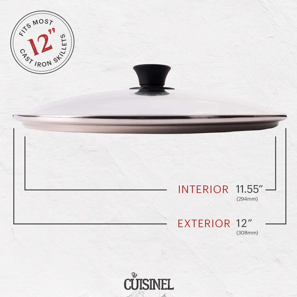 12 inch Tempered Glass Lid Oven Safe E660