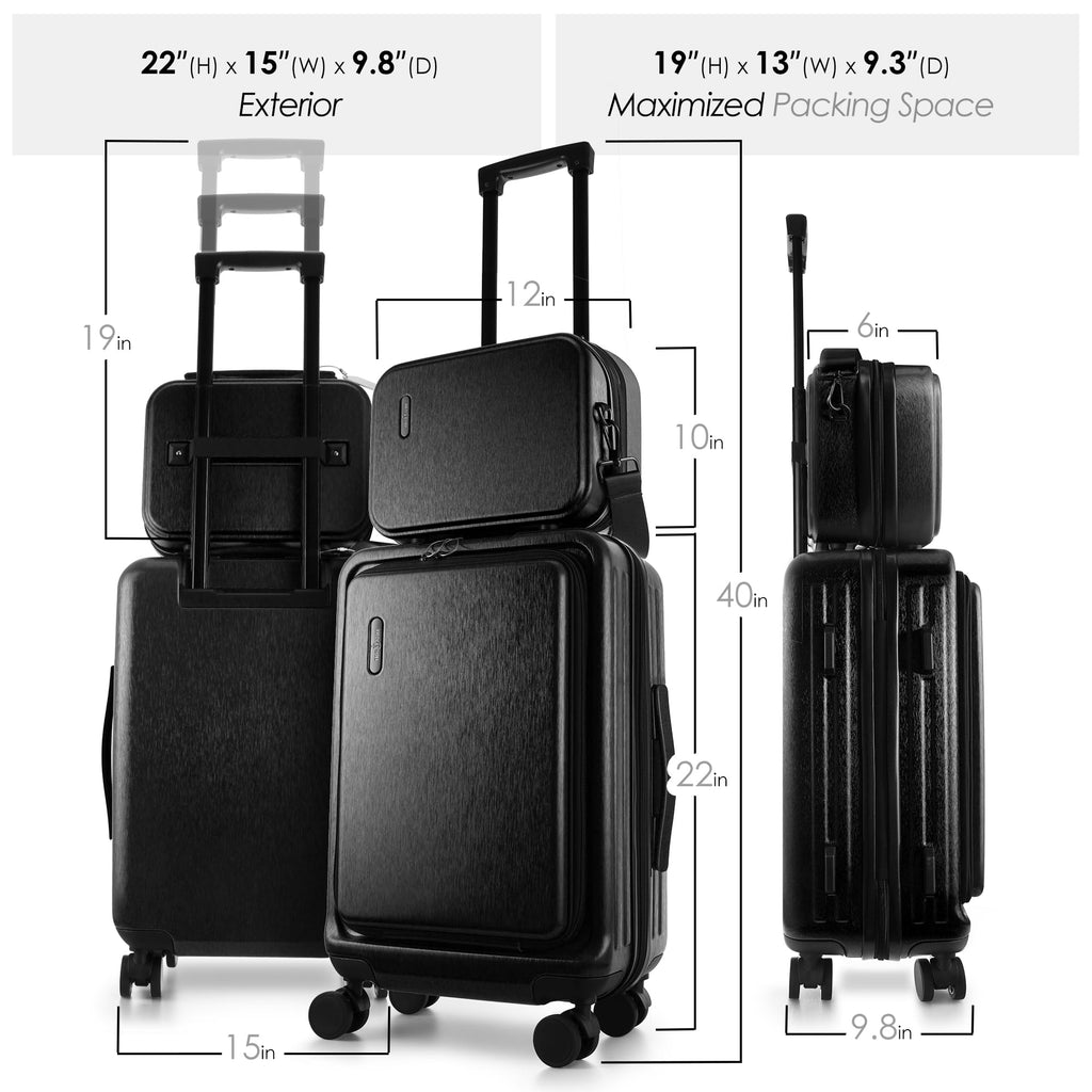 20 Inch Carry On Luggage with Wheels H31974