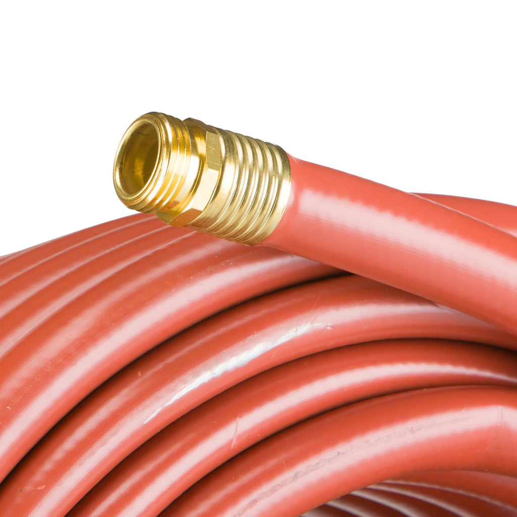 Heavy Duty Watering Hose, 100' Length, 3/4" Diameter, 400+ PSI, Red W74864