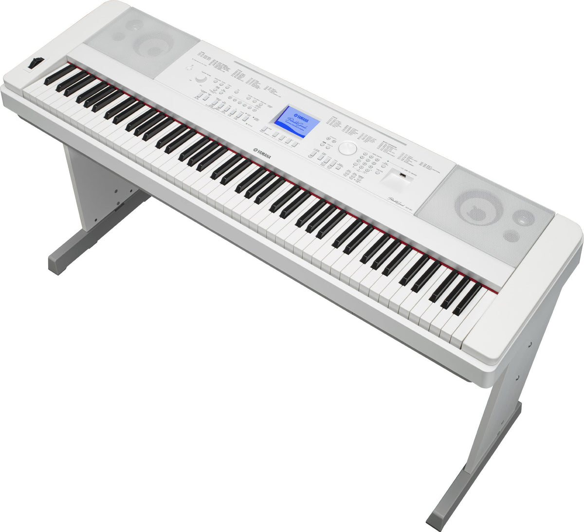 88-Key Weighted White Digital Piano with Furniture Stand W17312