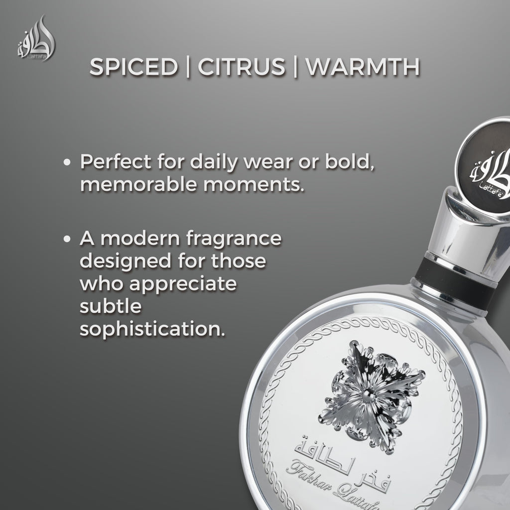Citrus Spicy Aromatic Woody Eau de Parfum Spray 3.4 Ounce F46511