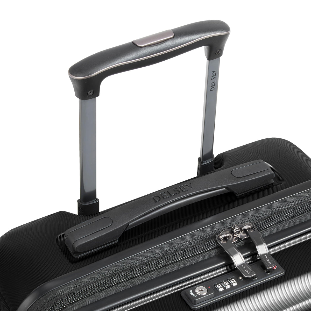 Black Underseat Carry-On Hardside Luggage Y30919