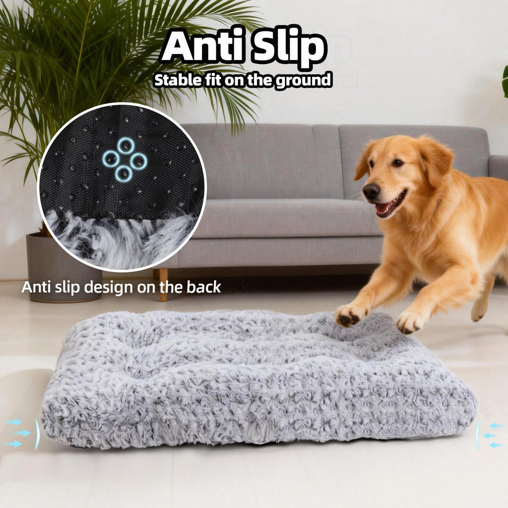 Large Washable Plush Dog Bed F7310
