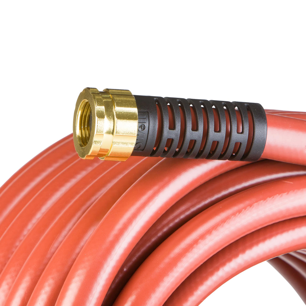 Heavy Duty Watering Hose, 100' Length, 3/4" Diameter, 400+ PSI, Red W74864