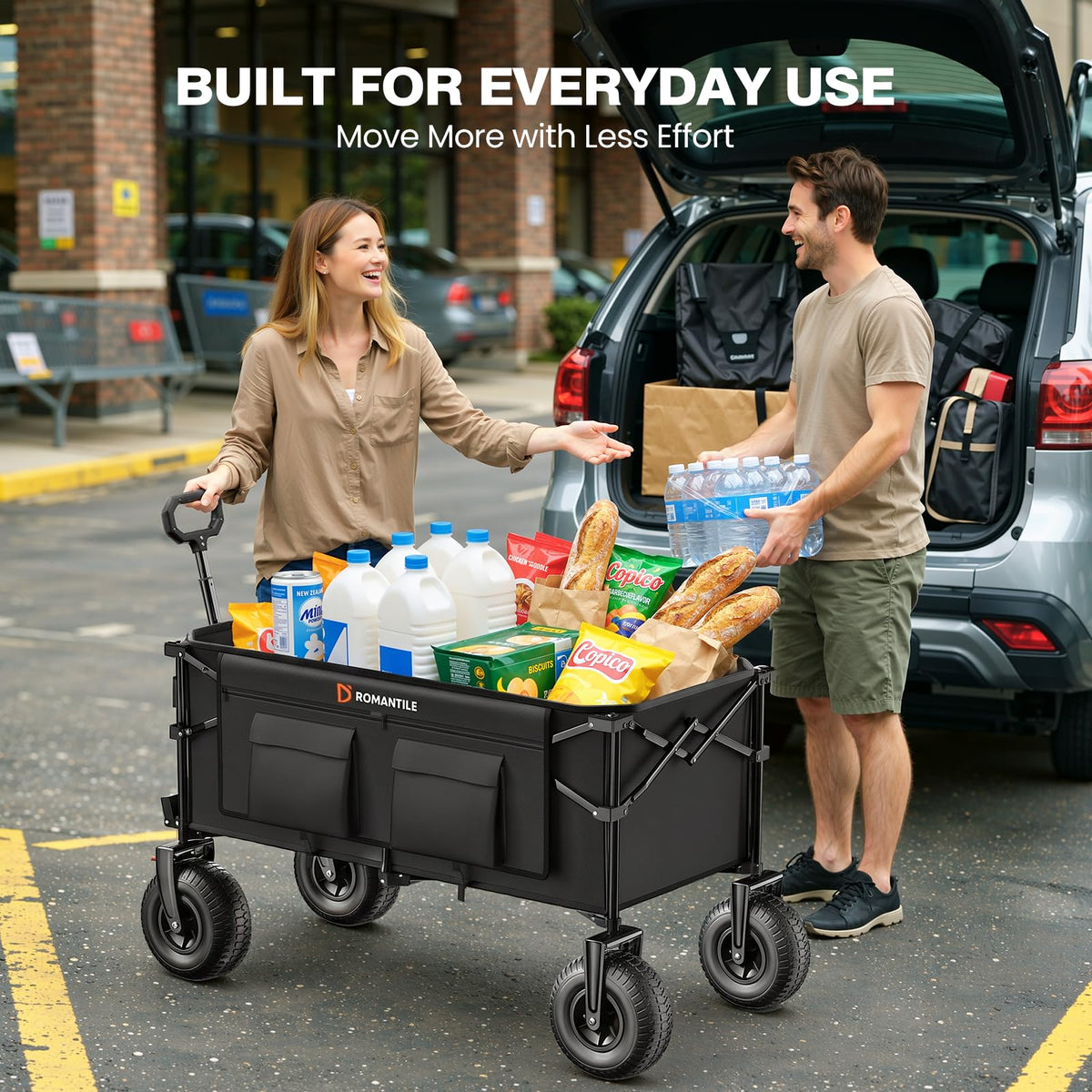 All-Terrain Wagon with Pneumatic Rubber Wheels M331375